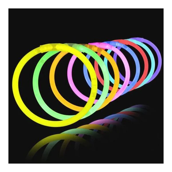 Karanlikta Yanan Parlayan Fosforlu Glow Stick Cubuk Bileklik 50 Adet - Görsel 3