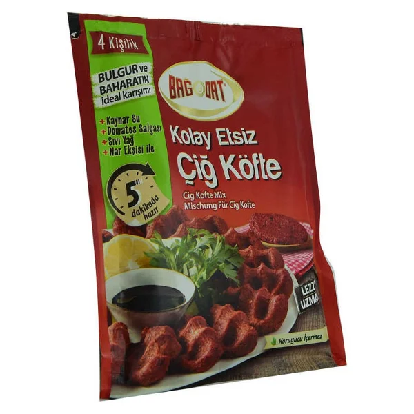 Bağdat 120 Gr Kolay Etsiz Çiğ Köfte - Görsel 2