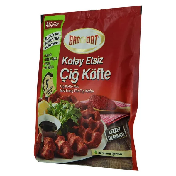 Bağdat 120 Gr Kolay Etsiz Çiğ Köfte - Görsel 3