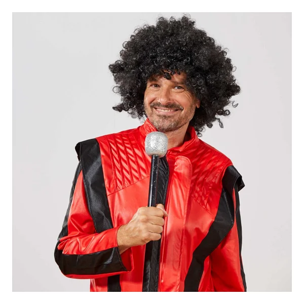 Siyah Renk Kıvırcık Afro Bonus Peruk - Görsel 3