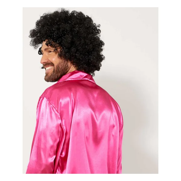 Siyah Renk Kıvırcık Afro Bonus Peruk - Görsel 4