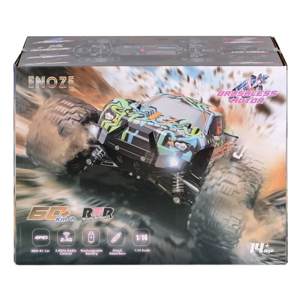 Gepettoys 1:14 4x4 Fırçası Motor Gaser 001e Uzaktan Kumandalı Arazi Aracı - Görsel 2