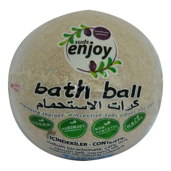 Enjoy Lavantalı El Yapımı Banyo Küvet Topu Sabunu Mor 90-120 Gr - Görsel 4