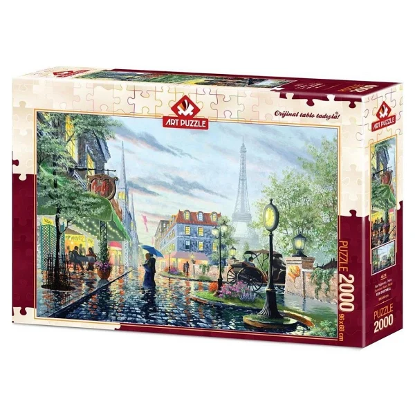 Art Puzzle Yaz Yağmuru Paris Puzzle 2000 Parça 4574 - Görsel 2