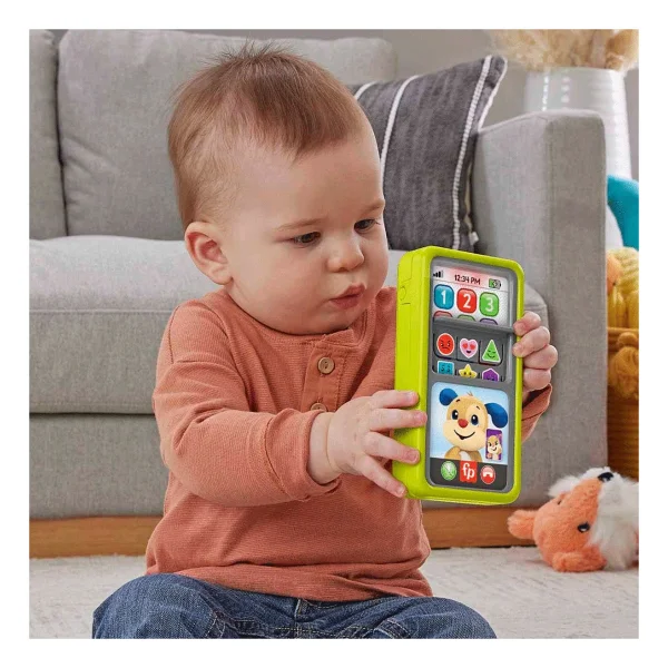 Fisher Price Kaydır ve Öğren Akıllı Telefon HNL48 - Görsel 4