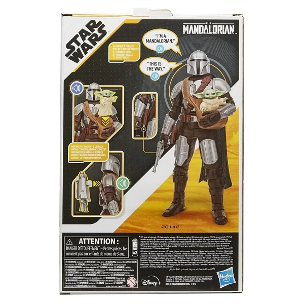 Star Wars Galactic Action The Mandalorian Ve Grogu Figür F5194 - Görsel 4