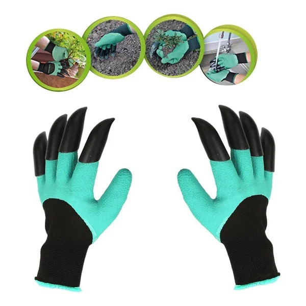 Garden Genie Gloves Toprak Kazma Bahçe Eldiveni - Görsel 3