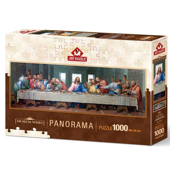 Art Son Akşam Yemeği Panorama Puzzle 1000 Parça 5244 - Görsel 3
