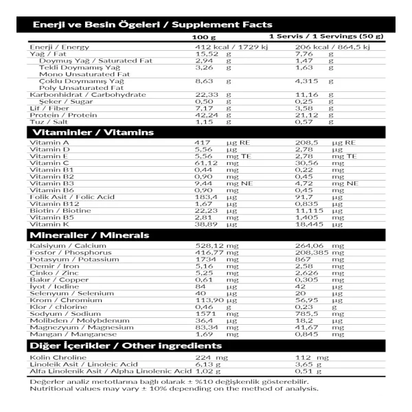 Pharma Nutrition 1000 Gr Proteinli Öğün Tozu - Görsel 2