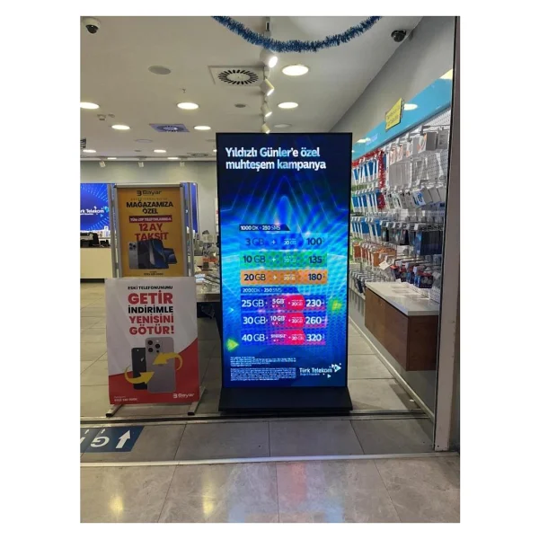 Poster LED Ekran P1.86-192x96cm - Görsel 6