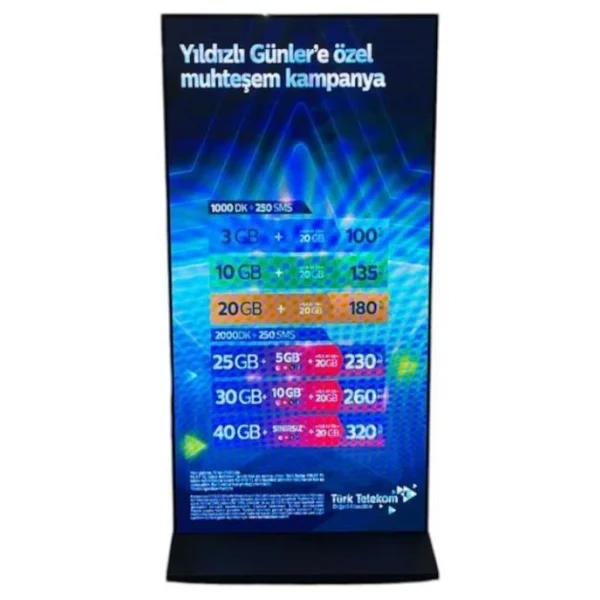 Poster LED Ekran P1.86-192x96cm - Görsel 4
