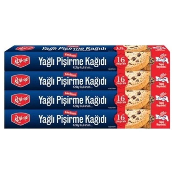 Roll-Up Kesilmiş Pişirme Kağıdı 4x16 Yaprak - Görsel 2