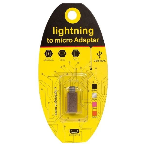 Type-C To Lightning Dönüştürücü Adaptör, Gold - Görsel 3