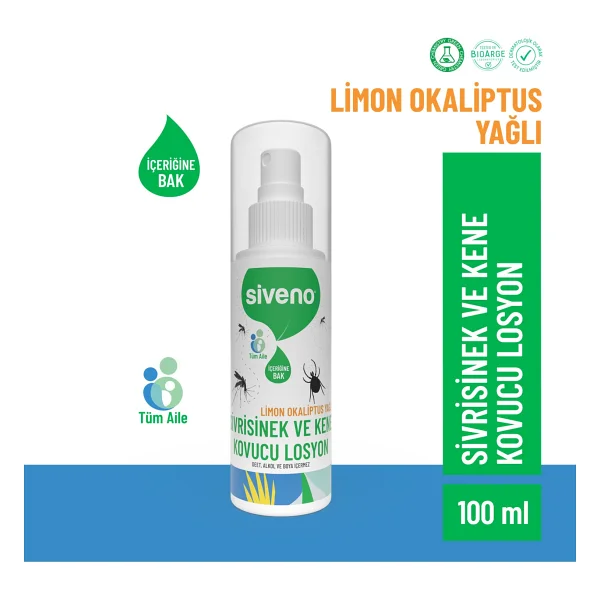 Siveno Sivrisinek Ve Kene Kovucu Sprey Krem 100 Ml - Görsel 10