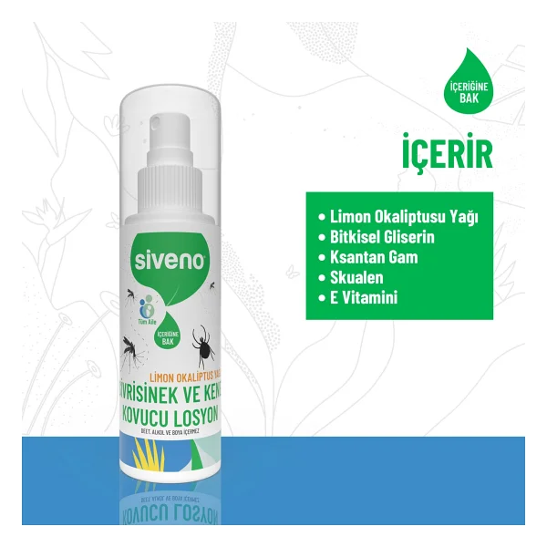 Siveno Sivrisinek Ve Kene Kovucu Sprey Krem 100 Ml - Görsel 4