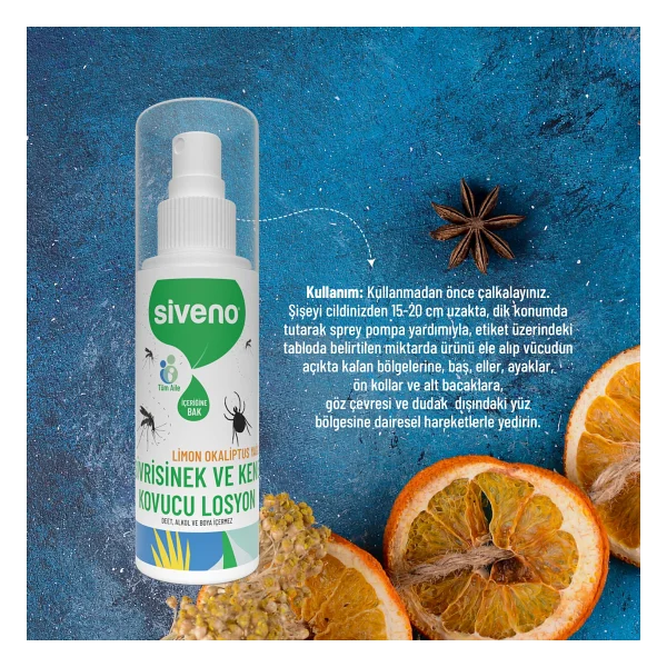Siveno Sivrisinek Ve Kene Kovucu Sprey Krem 100 Ml - Görsel 5