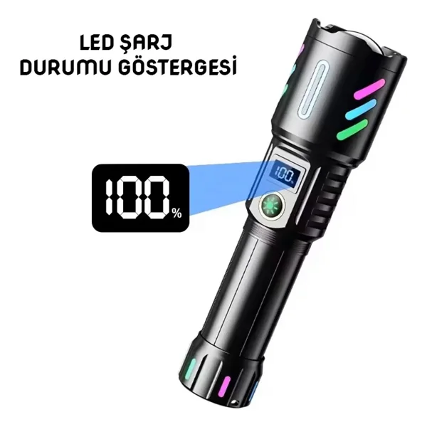 Wison Ws-9944 2500 Lümen LED Şarjlı El Feneri - Görsel 2