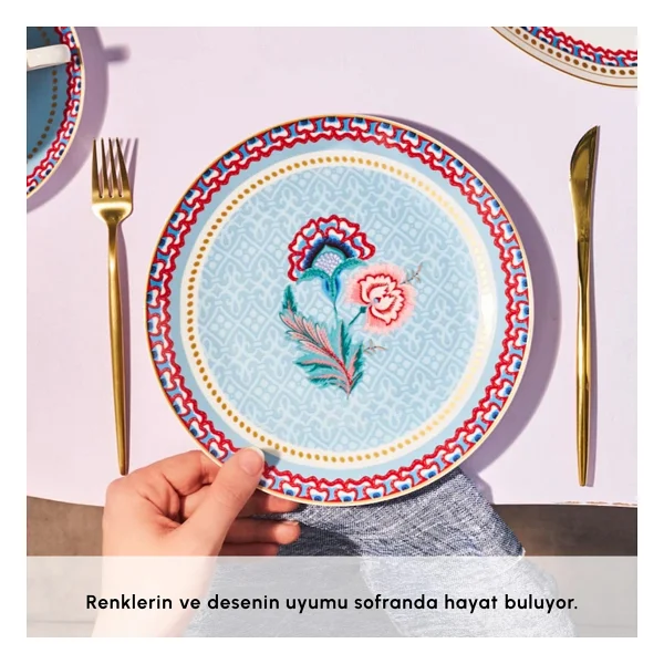 Karaca Spello Blue 26 Parça 6 Kişilik Kahvaltı Takımı - Görsel 7