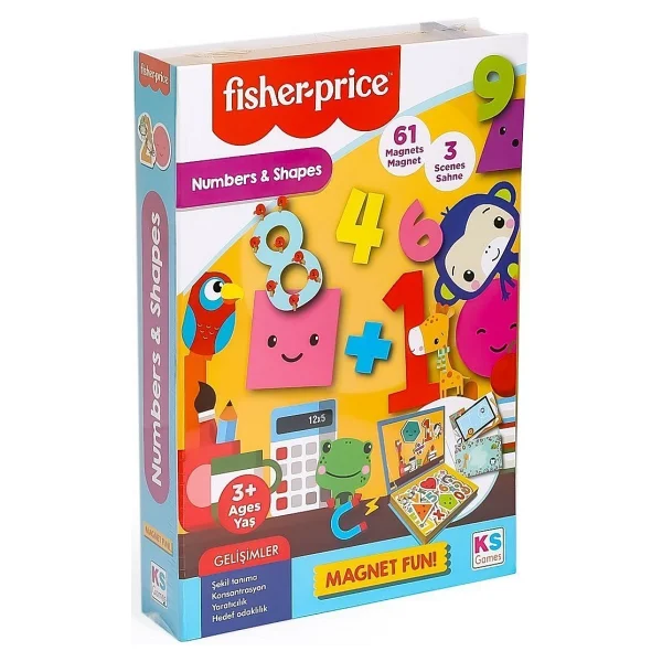 Fisher Price Baby Numbers Shapes Puzzle 13411 - Görsel 3