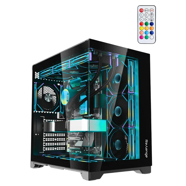 Revenge Supernova RGB Fanlı Siyah Atx Oyuncu Kasası - Görsel 8