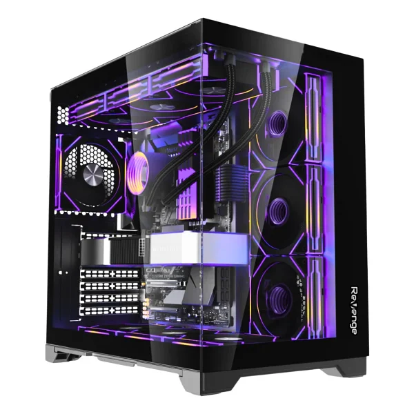 Revenge Supernova RGB Fanlı Siyah Atx Oyuncu Kasası - Görsel 2
