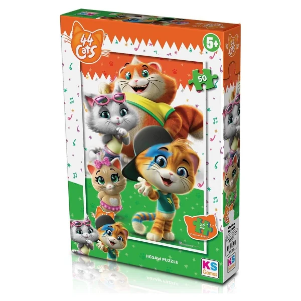 Ks Games 44 Cats 50 Parça Puzzle Cat709 - Görsel 5