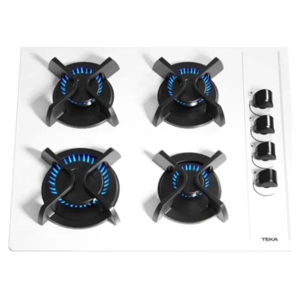 Teka Gbc 64002 Kbc Wh Beyaz Cam Ankastre Ocak - Görsel 6