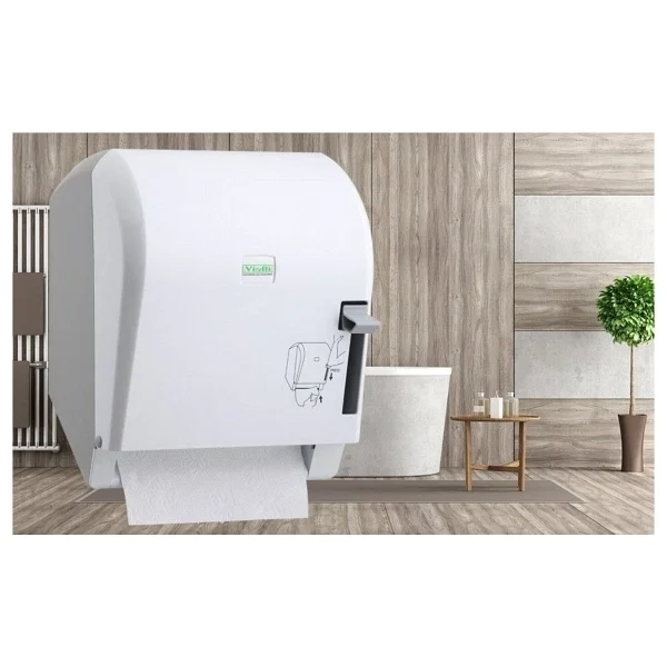 Vialli K8 21 Cm Manuel Beyaz Havlu Dispenseri - Görsel 5