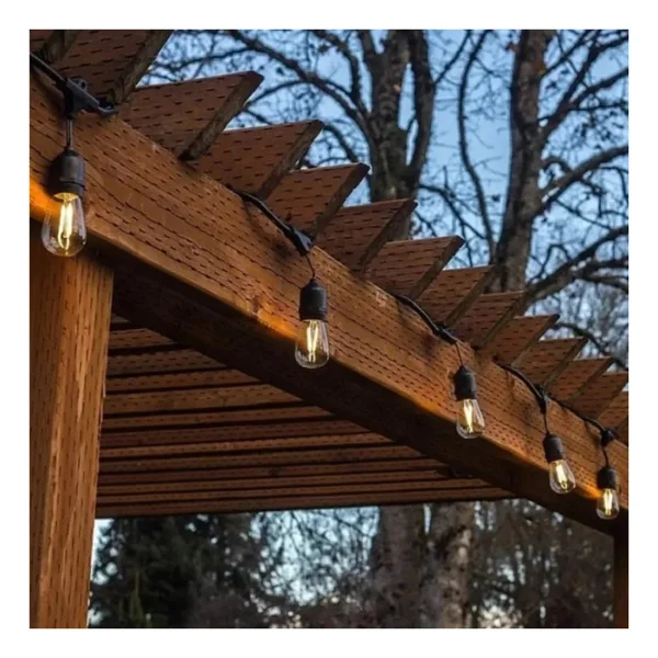 Forlife Güneş Enerjili Solar 10 Adet S14 LED Ampullü 10 Metre LED Işık Seti - Görsel 7