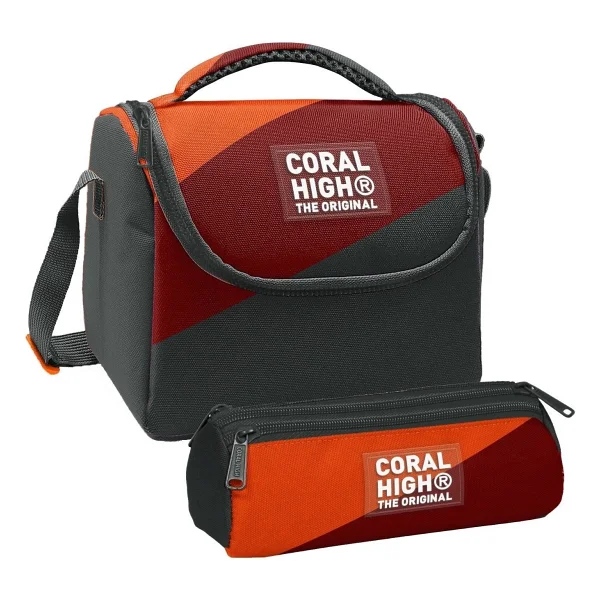 Coral High Erkek Çocuk Drone Pilotu Siyah Thermo Beslenme Çantası Ve Üç Bölmeli Kalem Çantası Seti - Görsel 9