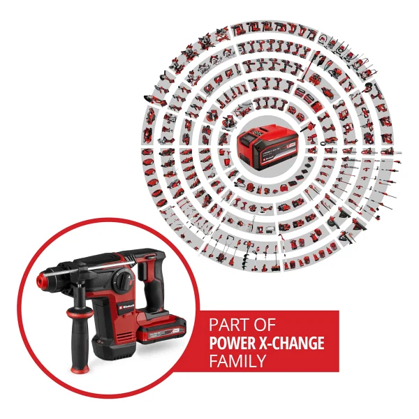 Einhell Tp-HD 18/28 Li Bl +4 Tek Akülü 3 Ah Kırıcı-Delici - Görsel 2