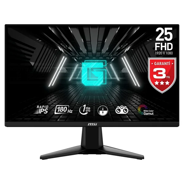 Msı G255f 24.5" 1 Ms Full HD Ips 180 Hz Oyuncu Monitörü - Görsel 2