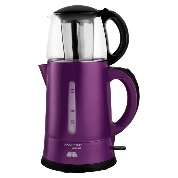 Awox Teaplus Mürdüm 2000 W Cam Demlikli Çay Makinesi - Görsel 4