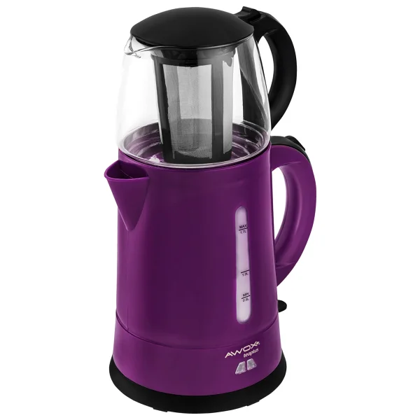 Awox Teaplus Mürdüm 2000 W Cam Demlikli Çay Makinesi - Görsel 6