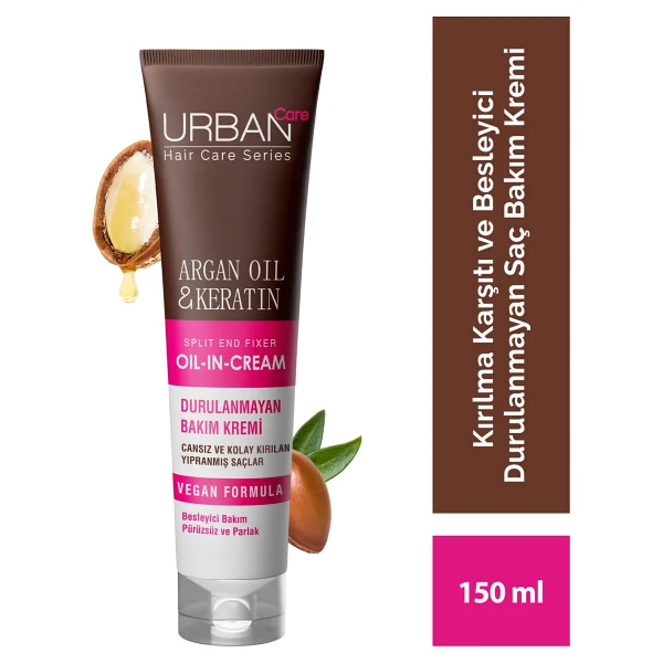 Urban Care Argan Oil & Keratin 150 Ml Durulanmayan Saç Kremi - Görsel 7