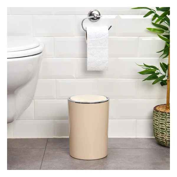 Primanova Lenox 6 Lt Beyaz Banyo Çöp Kovası - Görsel 6