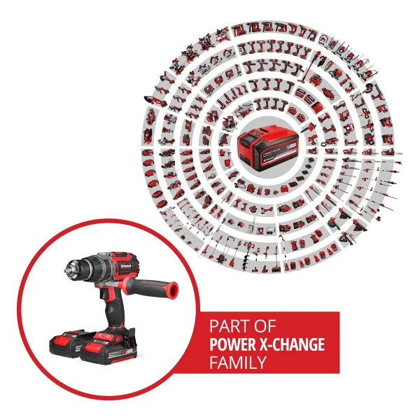 Einhell Tp-CD 18/70 Li-İ Bl Çift Akülü 2 Ah Darbeli Matkap - Görsel 3