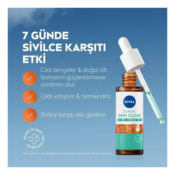 Men Erkek Hassas Tıraş Jeli 200ml Ve Derma Skin Clear Serum 30ml, Cilt Bakım Seti - Görsel 3