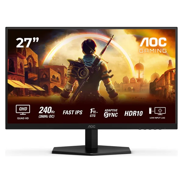 Aoc Q27g42ze 27" 0.3 Ms 2k Ips 240 Hz / 260 Hz Oc Oyuncu Monitörü - Görsel 2
