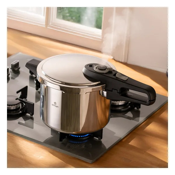 Emsan Fast Cooker Çift Emniyetli 6 Lt Düdüklü Tencere - Görsel 5