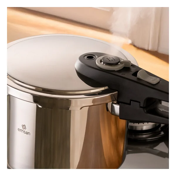 Emsan Fast Cooker Çift Emniyetli 6 Lt Düdüklü Tencere - Görsel 6