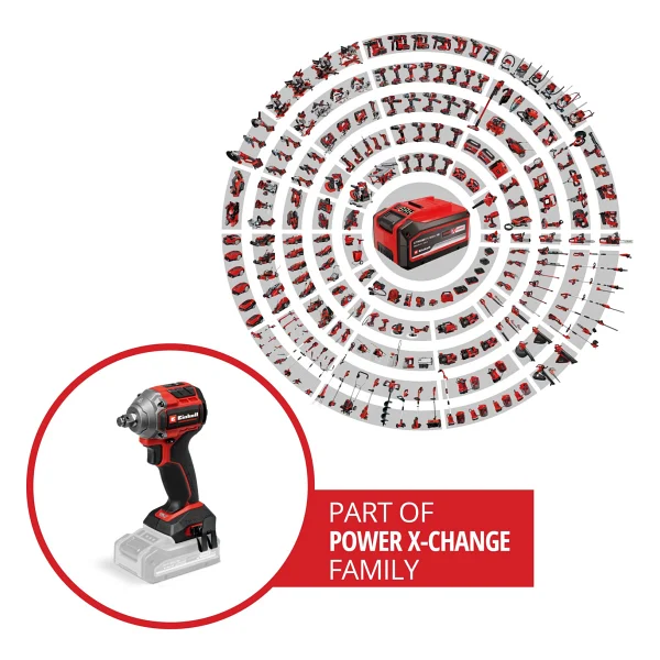 Einhell Tp-Cw 18/260-C Li Bl Darbeli Somun Sıkma Makinesi - Görsel 3