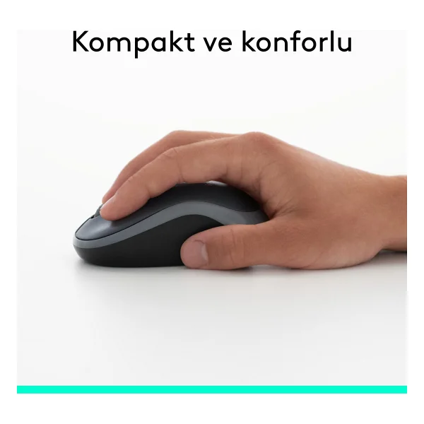 Logitech M185 910-002236 Mavi Optik Kablosuz Mouse - Görsel 8