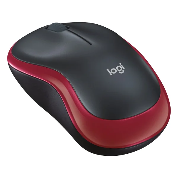 Logitech M185 910-002237 Kırmızı Optik Kablosuz Mouse - Görsel 5