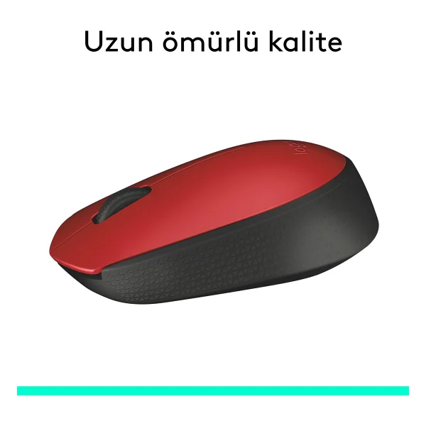 Logitech M171 910-004641 Kırmızı Optik Kablosuz Mouse - Görsel 9