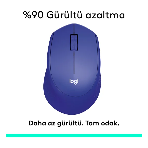 Logitech M330 Silent Plus Sessiz Optik Kablosuz Mouse - Görsel 4