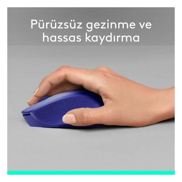 Logitech M330 Silent Plus Sessiz Optik Kablosuz Mouse - Görsel 6