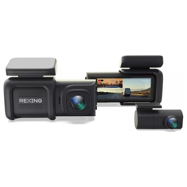 Rexing Dt2 Full HD Ön Ve Arka Araç Kamerası Seti - Görsel 2