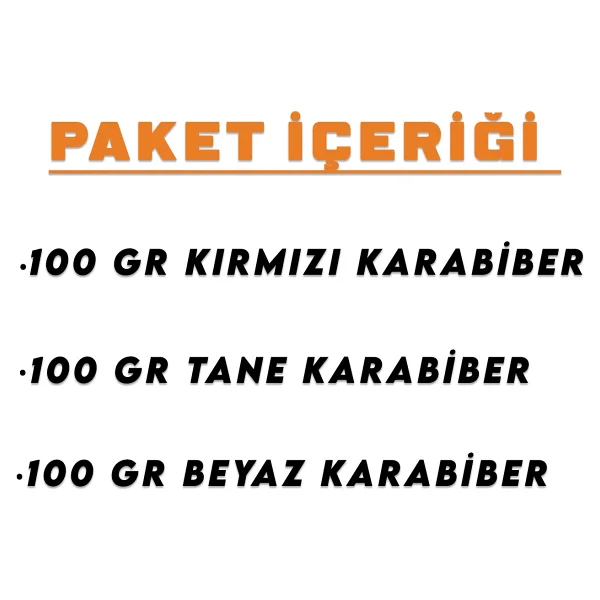 İpek Değirmen 300 Gr Karabiber Paketi Al Biber Ak Biber Karabiber - Görsel 2