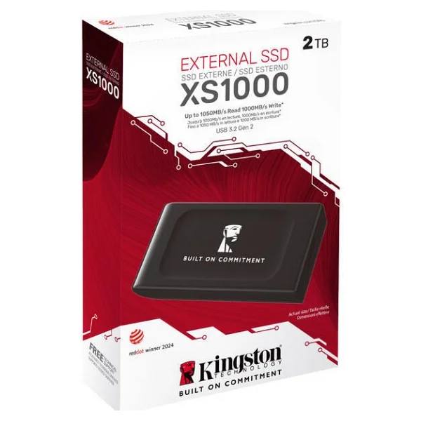 Kingston Xs1000 Sxs1000/2000ga USB 3.2 2 TB Taşınabilir SSD - Görsel 2